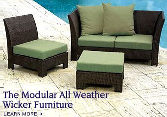 The Modular All Weather Wicker Furniture