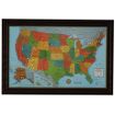 The Track Your Travels Lighted U.S. Map