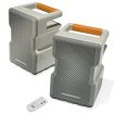 The Rechargeable Indoor/Outdoor Wireless Speakers.