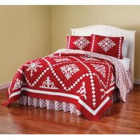 The Authentic King Sized Dunham Folk Art Dust Ruffle.