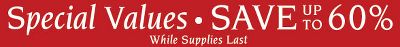 SHOP SPECIAL VALUES
