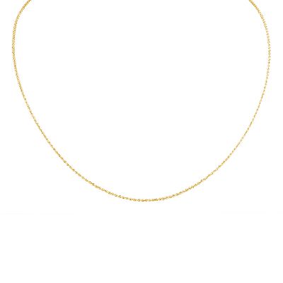 Solid Rope 14kt Gold Chain