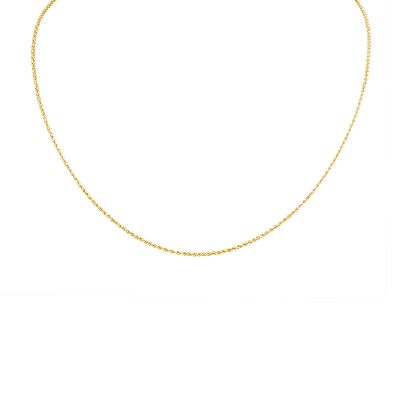 Solid Rope 14kt Gold Chain