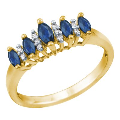 Marquise Sapphire Ring