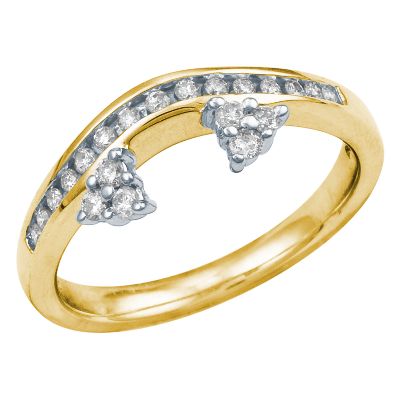 1/4ct TW Diamond Solitaire Ring Wrap