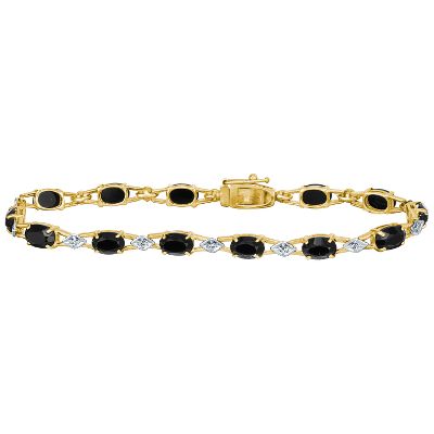 Oval Onyx Bracelet