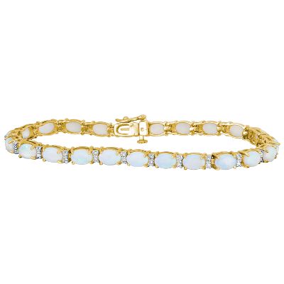 Oval Opal Bracelet