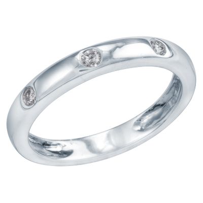 1/10ct TW Bezel Diamond Ring
