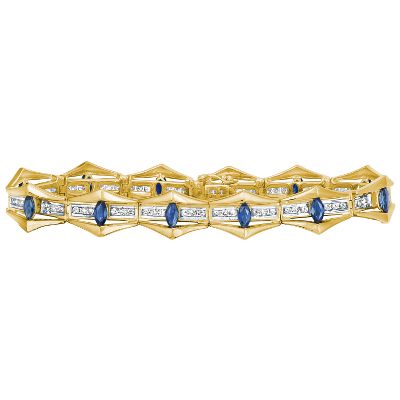 Marquise Sapphire Bracelet