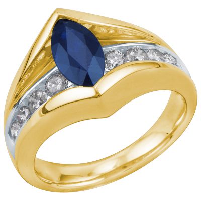 Marquise Sapphire Ring