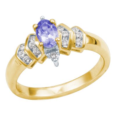 Oval Tanzanite Ring