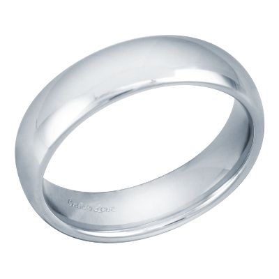Comfort Fit Wedding Ring, 6mm, Size 9