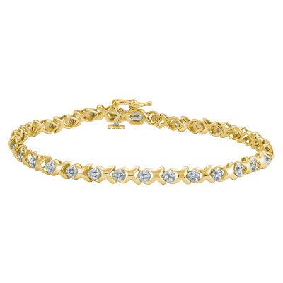 1/4ct TW Round Diamond Bracelet
