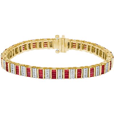 Ruby & Diamond Bracelet