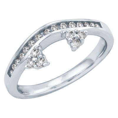 1/4ct TW Diamond Solitaire Ring Wrap