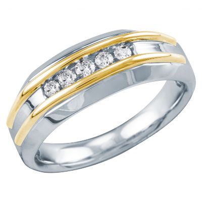 1/4ct TW Men's Diamond Anniversary Ring