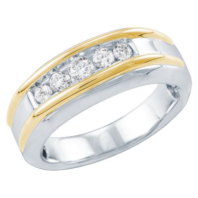 1/2ct TW Men's Diamond Anniversary Ring