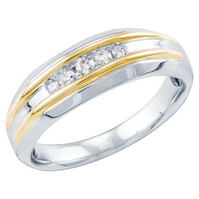 1/6ct TW Men's Diamond Anniversary Ring