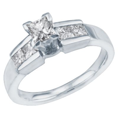 <i>Katherine</i>, 1ct TW Diamond Engagement Ring