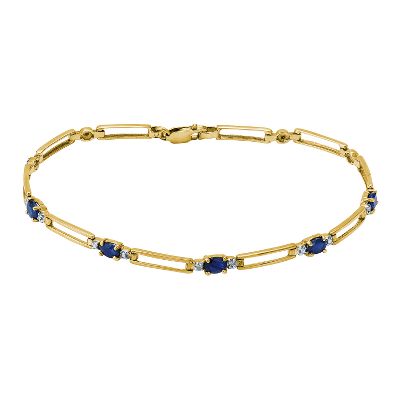 Oval Sapphire Bracelet