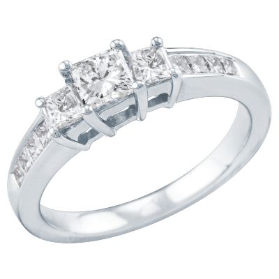 1ct TW Three-Diamond Anniversary Ring