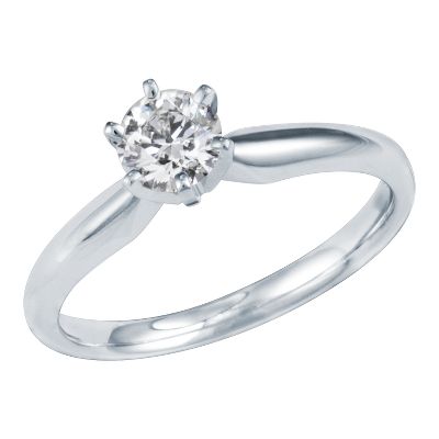 1/2ct Diamond Engagement Ring, GIA® Graded