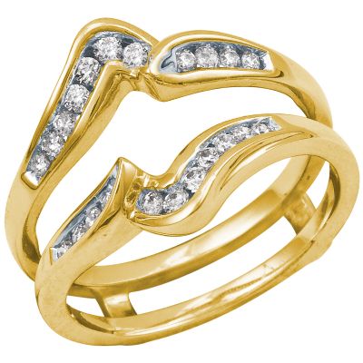 1/4ct TW Diamond Solitaire Ring Insert