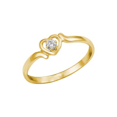 .04ct TW Baby Diamond Ring