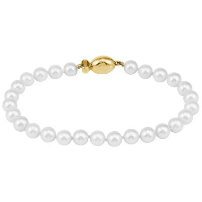Cultured Pearl Bracelet, 5.5-6mm