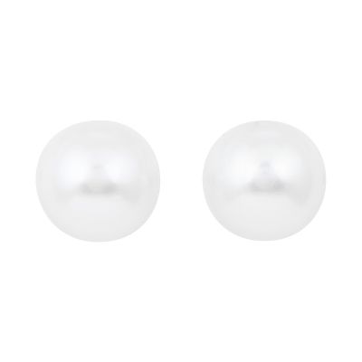 Cultured Pearl Earrings, 6-6 1/2mm