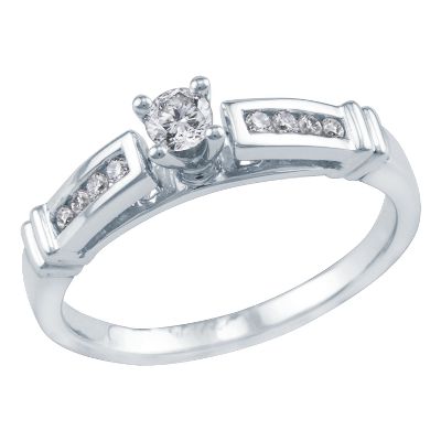 1/4ct TW Diamond Engagement Ring