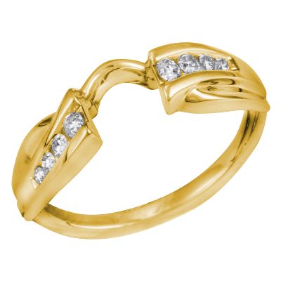 1/5ct TW Diamond Solitaire Ring Wrap