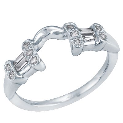 1/4ct TW Diamond Solitaire Ring Wrap