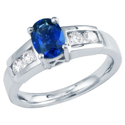 Oval Sapphire Ring