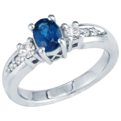 Oval Sapphire Ring