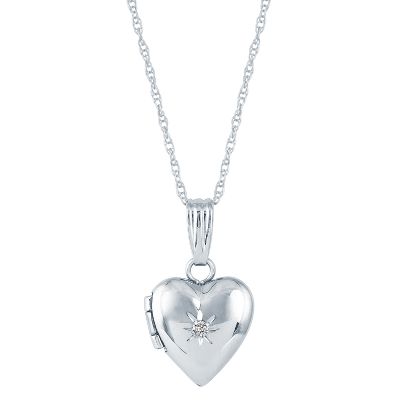 Baby Heart-Shaped Locket Pendant