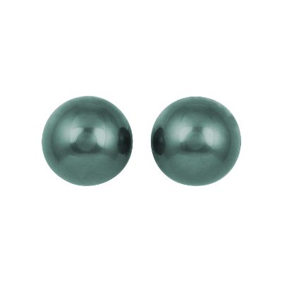 Tahitian Cultured Pearl Earrings, 9-10mm