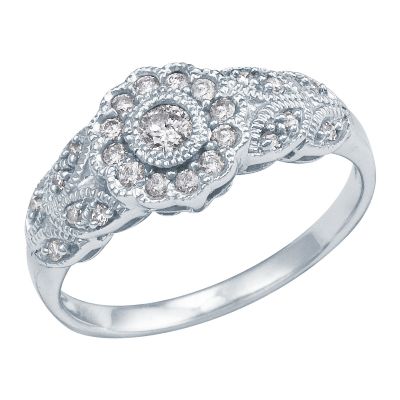 1/3ct TW Diamond Right-Hand Ring