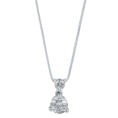 5/8ct TW Round Diamond Pendant, IGI Graded