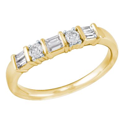 1/3ct TW Contour Diamond Ring