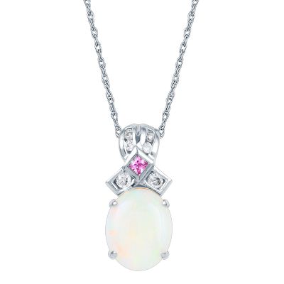 Oval Opal Pendant
