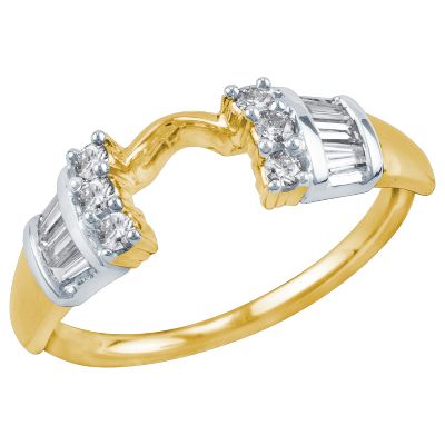 1/3ct TW Diamond Solitaire Ring Wrap
