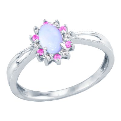 Oval Opal Ring