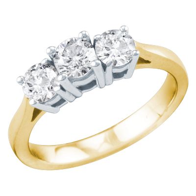 1ct TW Three-Diamond Anniversary Ring