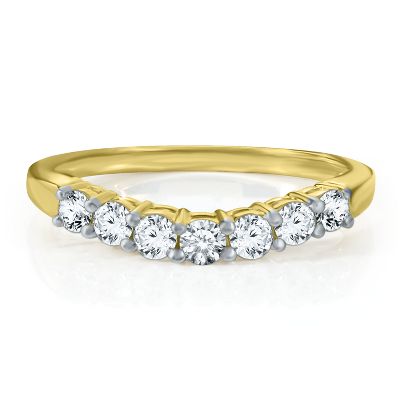 1/2ct TW Contour Diamond Ring