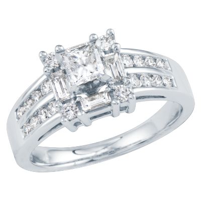 1ct TW Diamond Engagement Ring