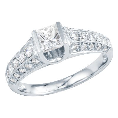 1/2ct Diamond Engagement Ring