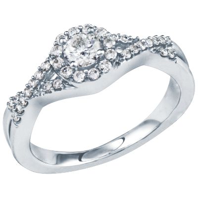 1/2ct TW Round Diamond Ring