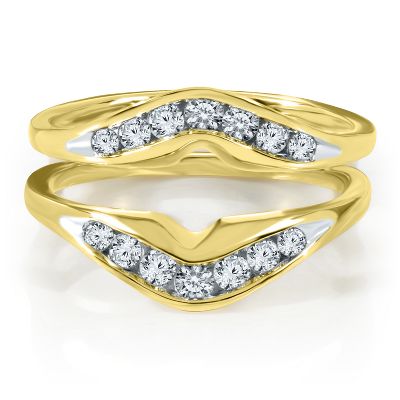 1/2ct TW Round Diamond Engagement Ring Insert
