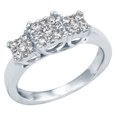 1/2ct TW Round Diamond Ring